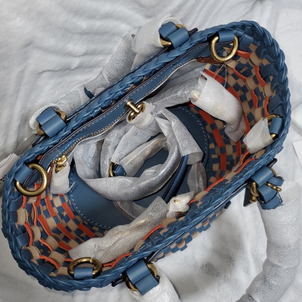 ❌SOLD❌ Coach 1941 Woven Tote 16 - Picture 7 of 10